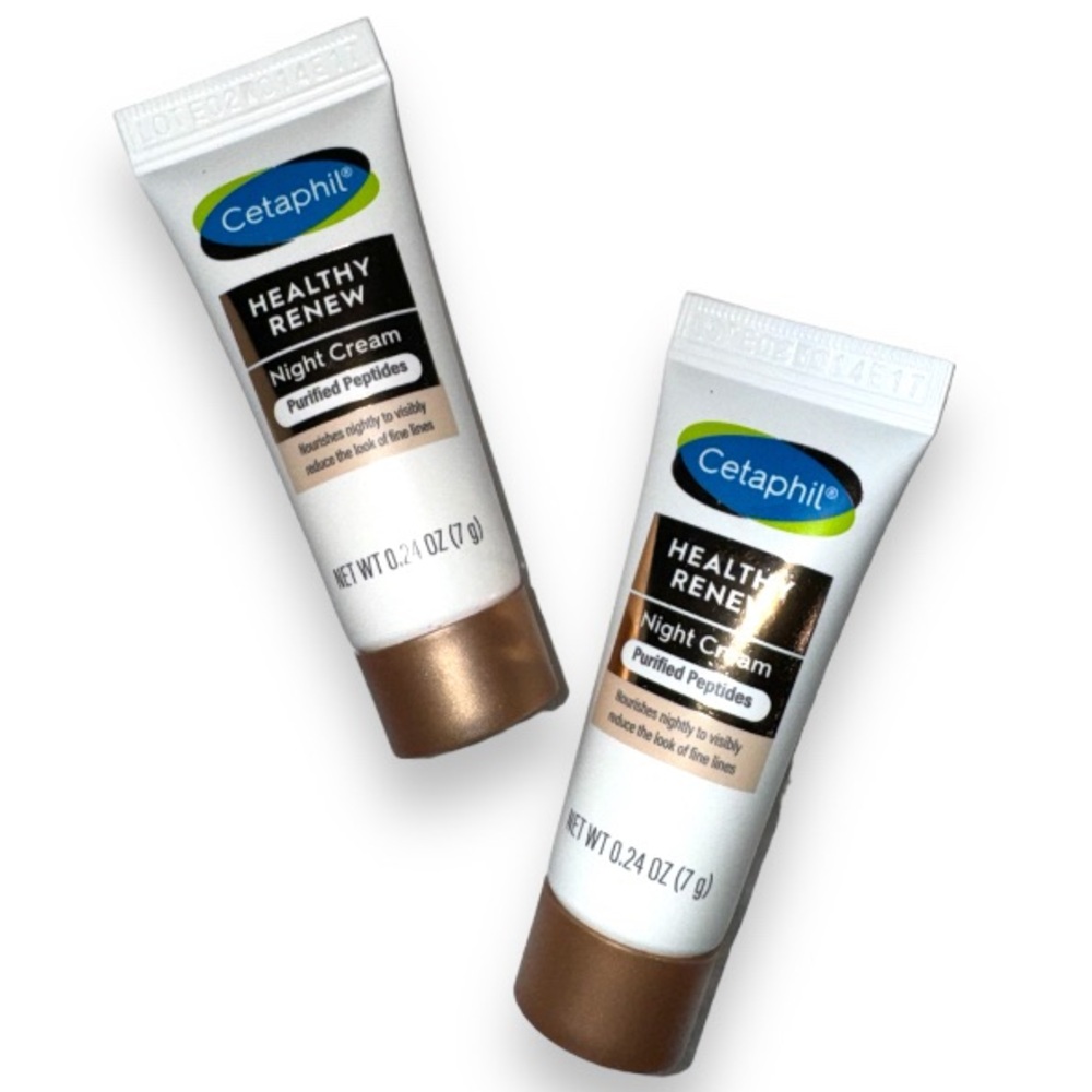 Cetaphil Healthy Renew Purified Peptides Travel Samples Bundle of 2 .24 oz